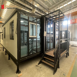 Casa Prefabricada Luban, Kit <span class=keywords><strong>de</strong></span> Cabaña <span class=keywords><strong>de</strong></span> Acero para <span class=keywords><strong>Jardín</strong></span>, Dormitorio, Apartamento, Bar, Uso Doméstico, Casas Contenedor - Product Image 2