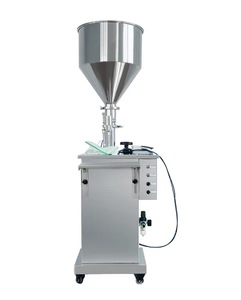 Máquina de llenado de pasta líquida a precio de fábrica, máquina de llenado vertical adecuada para cosméticos de cera de abeja con una tolva grande de 40L. - Product Image 3