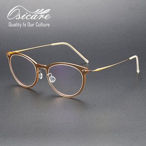 6517 thiết kế sang trọng thương hiệu Nylon hỗn hợp biểu tượng tùy chỉnh quang học cảnh tượng Mắt Kính Thông số kỹ thuật người đàn ông Titan kính khung quang học - Product Image 3