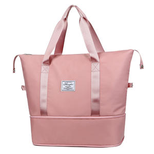 Sac de pêche durable double compartiments extensibles grande capacité séparation humide sport étudiant décontracté vert utilisation en extérieur - Product Image 3