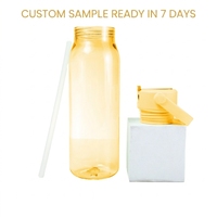 Botella de Agua Tritan de 800ml al por Mayor con Tapa de Popote, Libre de BPA, Vaso Deportivo, Logotipo Personalizado, Regalos Empresariales, Proveedor de Fábrica a Granel