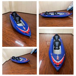 PF Cheap Made China 0.9 PVC <b>Inflatable</b> Fishing Kayak for Sale Lightweight Design Easy to Transport and Carry for Outdoor Adventu - Product Image 4