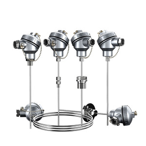 ผู้ผลิตจีนเทอร์โมคัปเปิ้ลหุ้มอุตสาหกรรม, เทอร์โมคัปเปิลหุ้มเกราะแบบโค้งได้ชนิด K พร้อมช่วง 0-1100 - Product Image 1