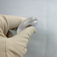 Plano-convex Lens Optical Glass Lenses Dia 43mm Strict Quality Control Multi Coated Reflective Coating for Optics Instruments
