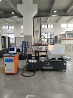 Machine de découpe à fil EDM CNC 5 axes haute vitesse DK7735, machine de découpe à fil EDM haute précision, prix de la machine de découpe à fil EDM