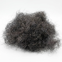 Cheveux de cheval bouclés traités de 18 pouces, noirs et multicolores, pour matériau de rembourrage intérieur de matelas