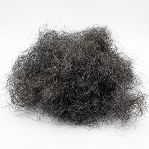 Cheveux de cheval bouclés traités de 18 pouces, noirs et multicolores, pour matériau de rembourrage intérieur de <span class=keywords><strong>matelas</strong></span> - Product Image 1