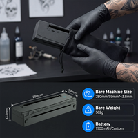Impresora Térmica Portátil de Doble Uso, sin Tinta, para Trabajo de Campo, Oficina Móvil, Impresión de Plantillas de Tatuajes
