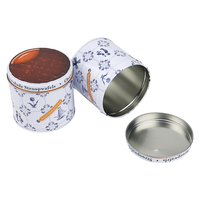 Boîte en métal cylindrique ronde de qualité alimentaire avec impression personnalisée OEM ODM