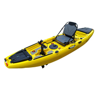 Kayak de pêche OEM/ODM, kayak de pêche à un siège avec siège en aluminium
