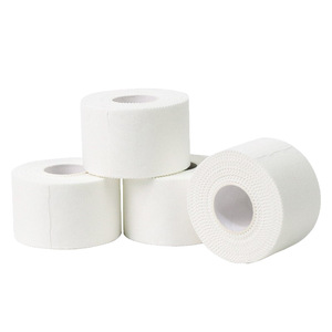 Vendas Deportivas Protectoras de Algodón Blanco, Cinta Autoadhesiva para Muñeca, Codo, Rodilla, Tobillo, Fútbol, Unisex, 2.5CM, 3.8CM, 5CM - Product Image 1