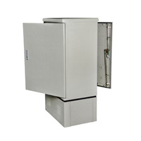 Boîtier de raccordement de fibre optique 576 cœurs en matériau SMC, boîte de fusion FTTH, type sol, pour câble à fibre optique monté au sol