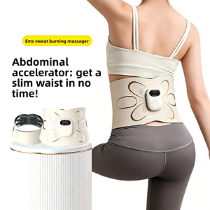 Ceinture de massage chauffante EMS – Appareil de fitness et de massage abdominal brûle-graisse et stimulant la sudation pour usage domestique - Product Image 2