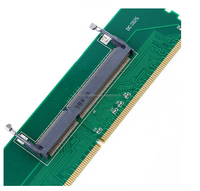 Nuevo adaptador de conector de memoria RAM DDR3 para ordenador portátil, 1 unidad, SO-DIMM a DIMM de escritorio, DDR3