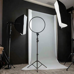 Trípode <span class=keywords><strong>de</strong></span> luz <span class=keywords><strong>de</strong></span> anillo <span class=keywords><strong>de</strong></span> video <span class=keywords><strong>profesional</strong></span> en vivo para fotografía con micrófono incorporado - Product Image 2