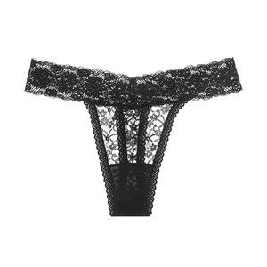 Tangas sexys para mujer, bragas tipo G-string, lencería de encaje estampado sin costuras, semitransparentes, de cintura baja, de nailon, regalos de boda - Product Image 5
