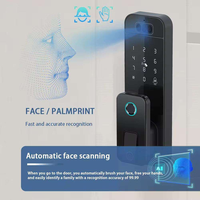Tuya — serrure de porte en métal double face à empreintes digitales, application intelligente, clôture de jante, étanche NFC