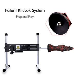 Hismith 10,2 Zoll Silikon-Dildo, 7,8 Zoll Einführbare Länge mit KlicLok-System, der Böse Fischer - Fantastische Serie - Product Image 4