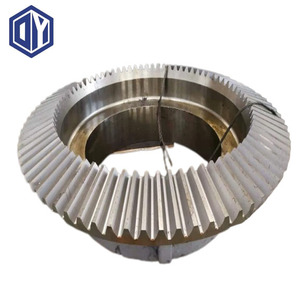 C45 40Cr 20CrMnTi 42CrMo Bronce Acero inoxidable engranaje cónico corona rueda cónico y piñón cónico helicoidal - Product Image 1