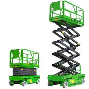 10m 12m gunting meja angkat, pekerjaan udara mendorong sendiri gunting <span class=keywords><strong>Platform</strong></span> angkat 6m gunting hidrolik - Product Image 1