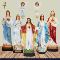 Statue en résine personnalisée Décoration d'église Statue religieuse catholique de Jésus grandeur nature à vendre