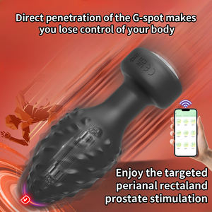 Vibrador Anal de Silicona con Control Remoto por Aplicación, Juguetes Anales, Estimulación Anal, Masturbador, Juguetes Sexuales Unisex para Adultos +18 - Product Image 3