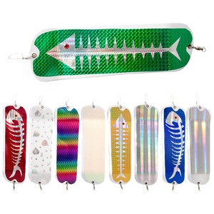 Señuelos de pesca de salmón, cucharas de trolling, señuelos de aguas medias, flashers, 8 colores para la pesca de salmón - Product Image 1