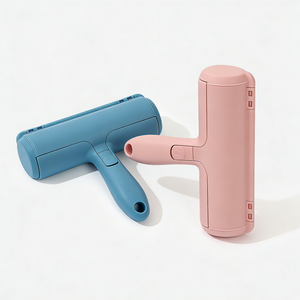 Rouleau Écologique Auto-Nettoyant en Plastique ABS Personnalisé pour Éliminer les Poils d'Animaux (Chats & Chiens) avec Brosses Anti-Peluches - Product Image 2