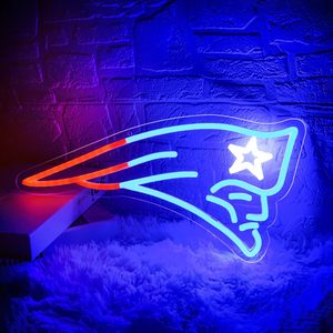 Letrero de Neón de Fútbol, Luz LED de Neón para Decoración de Pared, Logotipo de Equipo de Fútbol Atenuable para Cuarto de Hombre, Garaje, Bar, Fiesta - Product Image 4