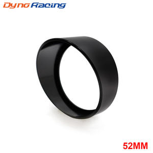 Factory Direct Universal 52mm <b>Black</b> Single-Hole Instrument Panel Cover Sun Visor & Wind Bug Deflector for Cars - Product Image 3