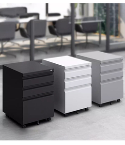 Được trang bị bánh xe kim loại trường giá rẻ Tủ chấp nhận tùy chỉnh chất lượng cao hiện đại khóa cơ khí nhiều lớp ngăn kéo tủ hồ sơ - Product Image 6