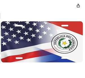 <span class=keywords><strong>Plaque</strong></span> d'<span class=keywords><strong>immatriculation</strong></span> patriotique avec drapeaux de Papouasie-<span class=keywords><strong>Nouvelle</strong></span>-Guinée et des États-Unis, emblème 6 x 12 pouces, <span class=keywords><strong>plaque</strong></span> d'<span class=keywords><strong>immatriculation</strong></span> avant de voiture, accessoire de décoration de voiture - Product Image 2