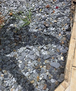 Pierres de schiste naturelles noires concassées et polies, galets pour aménagement paysager, jardinières, décoration, prix abordable - Product Image 3