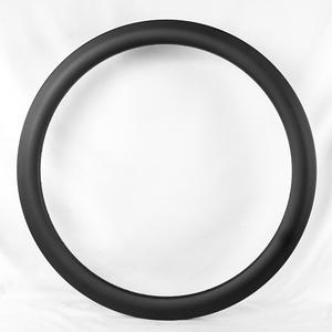 Ruedas de fibra de carbono para bicicleta de carretera 700C, altura de llanta de 50 mm, freno de disco, clincher, tubeless ready, delanteras y traseras - Product Image 3