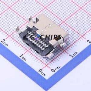 HDMI-019P HDMI Connector Through hole Component (THT) Connector HDMI-A Female 19P Sink Board - Product Image 2