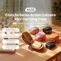 Sac de rangement compact Insta360 pour caméra sportive Action Hero, en EVA léger et tendance, avec double fermeture éclair, protection intégrée