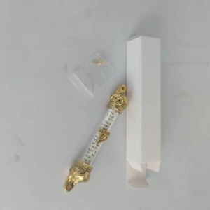 Venta al por mayor Jerusalén Judaica Israel Mezuza Puerta Metal Mezuzah Caja para la pared <span class=keywords><strong>de</strong></span> la casa - Product Image 3
