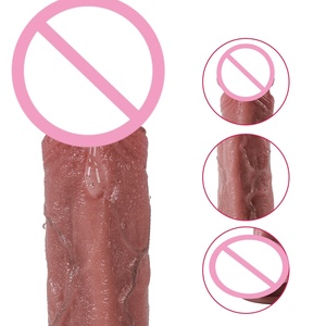 Dildo de Silicona Realista <span class=keywords><strong>con</strong></span> <span class=keywords><strong>Venas</strong></span>, Textura Superreal, Ventosa, 9 Pulgadas, Masturbador Masivo para Mujeres - Product Image 2