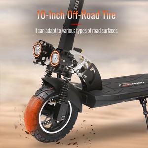 Scooter Eléctrico para Adultos JLM N3L Max 800W de Alta Velocidad 50km/h 48V 15Ah con Llantas Todoterreno de 10 Pulgadas, Plegable, Resistente al Agua IPX5, Venta al Por Mayor - Product Image 4