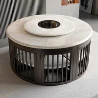 Einfacher Esstisch für den Haushalt, Luxus-Möbel für kleine Wohnungen, klappbarer Massivholz-Rundtisch