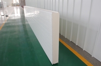 Panneau d'isolation thermique pour mur/Toit de chambre froide, hôpital, maison préfabriquée, hôtel, résistant au feu, résistant à l'eau, en aluminium et acier