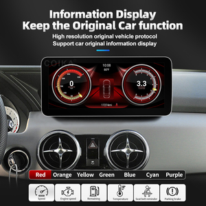 Système multimédia Android pour tablette 12,3 pouces pour Mercedes X204 <span class=keywords><strong>GLK</strong></span> 2009-2015, autoradio Carplay - Product Image 6