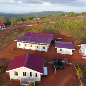 บ้านคอนเทนเนอร์ทรงสี่เหลี่ยมผืนผ้าสำหรับโรงเรียน ดีไซน์มินิมอล ระบายอากาศได้ดี ความหนาตามมาตรฐาน - Product Image 3