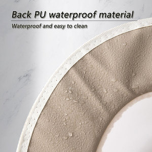 Protège-siège <span class=keywords><strong>de</strong></span> <span class=keywords><strong>toilette</strong></span> jetable portable en non-tissé imperméable pour voyage et camping - Product Image 3