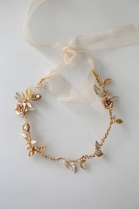 ROMANTIC Bridal Clear Crystal Vintage Fancy Flower Bridal <strong>Hair</strong> <strong>Pieces</strong> for Bride or <strong>Bridesmaid</strong> - Product Image 4