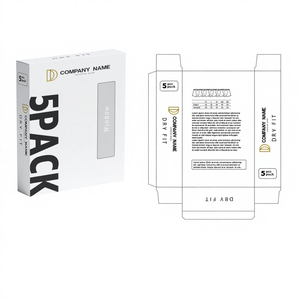 Caja de Regalo Rígida de Lujo Personalizada, Kraft, con Laminado Mate en Relieve, Ecológica y Reciclable, para Ropa Interior, Cuidado de la Piel y Cosméticos - Product Image 1