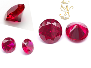 Corindón suelto Corte redondo Tamaño grande 3,0mm a 12mm 5 # Piedra de corindón - Product Image 4