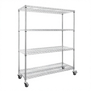 وحدة تخزين أرفف للخدمة الشاقة ، نظام رفوف الأسلاك المعدنية ، رف سلك المرآب ، رف رفوف سلك الكروم - Product Image 1