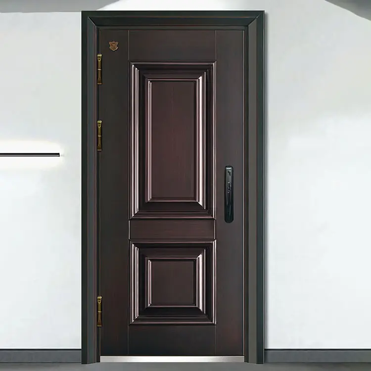Porta di sicurezza in acciaio Design porte di sicurezza scorrevoli in acciaio inossidabile porta a bilico in alluminio di sicurezza