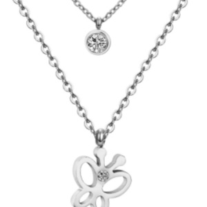 Collier Papillon en Acier Inoxydable Plaqué Or 18K avec Diamants Délicats – Vente en Gros, Fournisseurs Vérifiés, Bijoux Tendance - Product Image 5